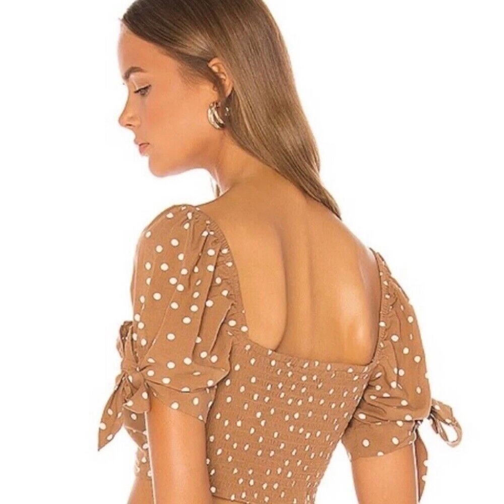 L*SPACE Lola Top in Beachcomber Dot NWT Size Medium - Picture 3 of 8